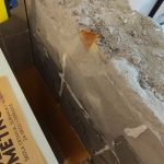 Rušenje šanka hilti bušilicom