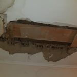 y najmanjoj sobi posle supercelijske oluje, ostecenje, a posle nekoliko dana krov je kolabirao. tu je ostecenje najvece