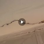 Pukotina na plafonu zastakljene terase